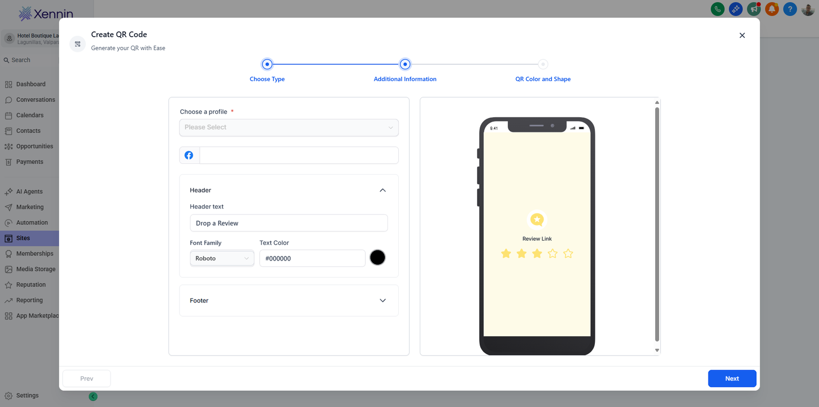 Generador de Códigos QR
